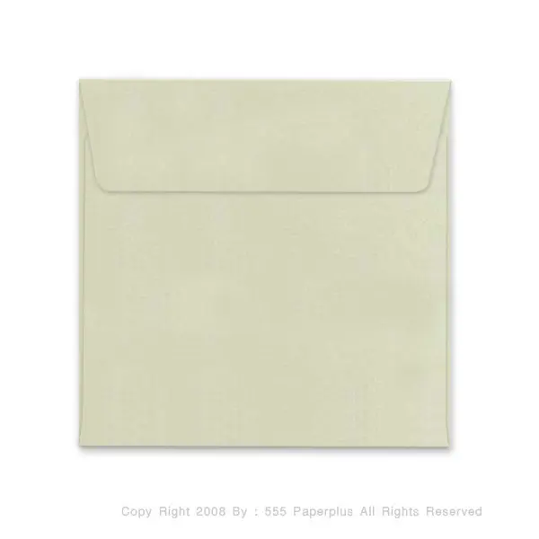 ซองใส่การ์ด No.4 1/2×4 1/2-มุก สีงาช้าง มีกลิ่นหอม (50 ซอง) Code 85587