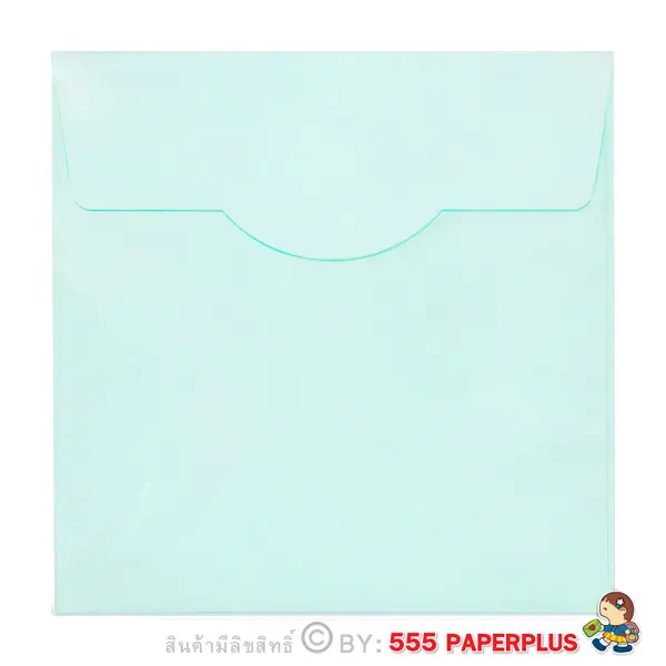 ซองใส่การ์ด No.6 1/4×6 1/4-ปอนด์ สีฟ้า (50 ซอง) Code 75137