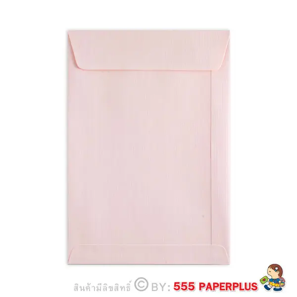 ซองใส่การ์ด No.6 3/8×9- แอลคิว สีชมพู มีกลิ่นหอม (50 ซอง) Code 60454