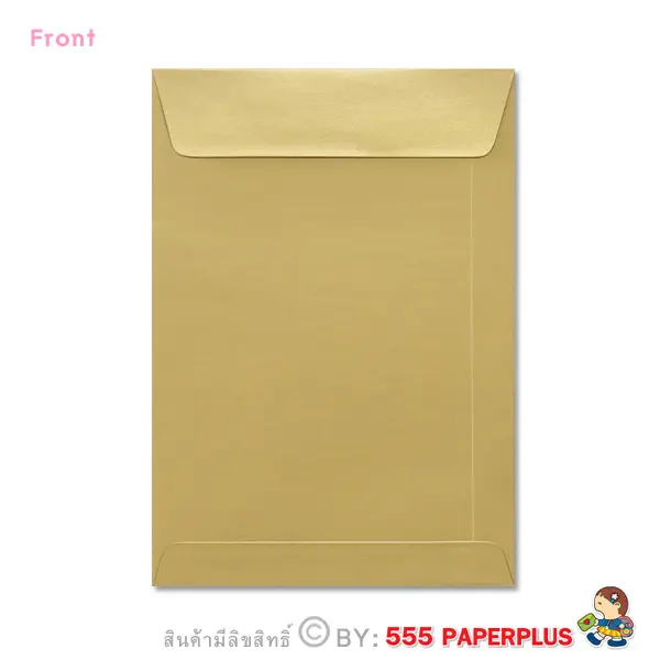 ซอง No.6 3/8×9-เมทัลลิค สีทอง (50 ซอง) Code 59021