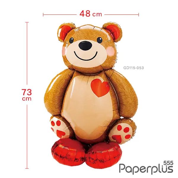 GD115-053 บอลลูนหมีน้ำตาล
