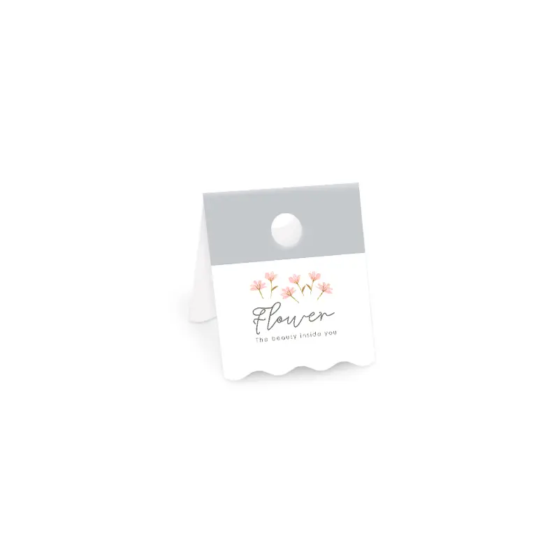 BK05-011 กระดาษปิดถุงขนม 1.5 นิ้ ขาวม่วงดอกไม้ชมพู (50แผ่น)