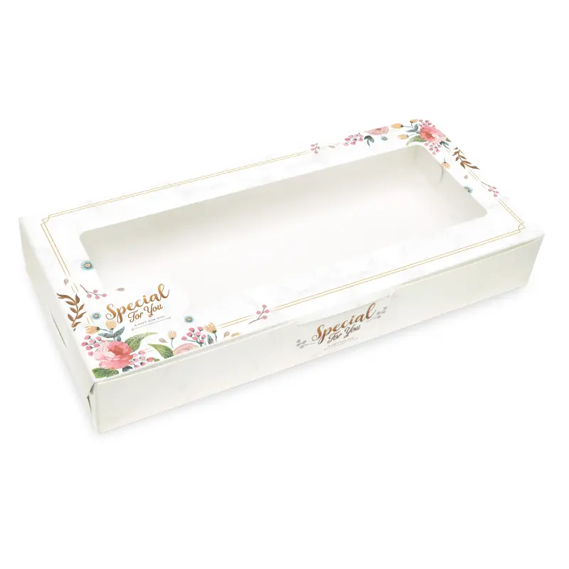 BK62W-014 กล่องบราวนี่ 6 ชิ้น 11 x 24 x 3.5 ซม. (20กล่อง)