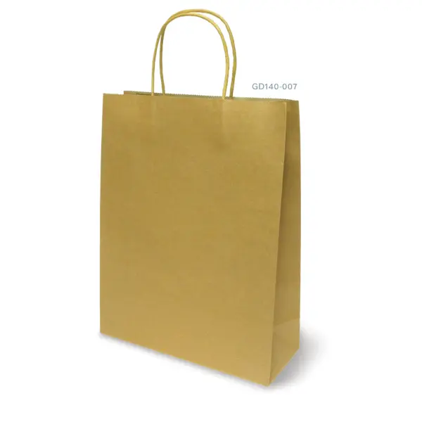 GD140-007 ถุงหิ้วคราฟท์-ถุงกระดาษ 27 × 36 × 9.5 ซม.