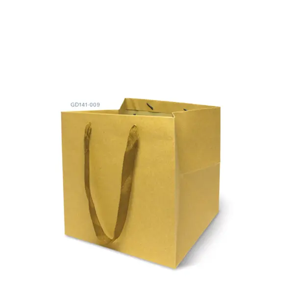 GD141-009 ถุงหิ้วคราฟท์-ถุงกระดาษ 25 × 25 × 25 ซม.