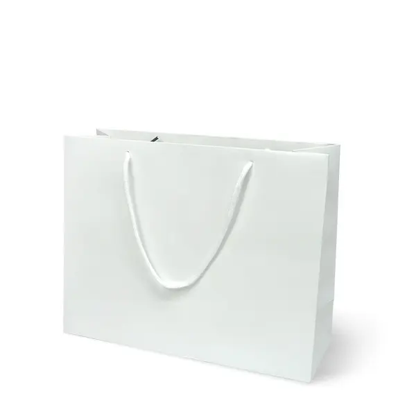 GD141-WH5 ถุงหิ้วขาว-ถุงกระดาษ 27×10×21.5 ซม.
