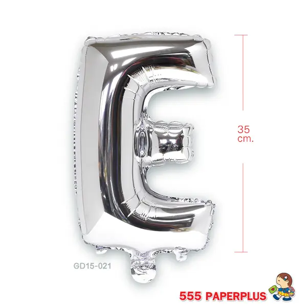 GD15-021 ลูกโป่งฟอยล์ ตัวอักษร E
