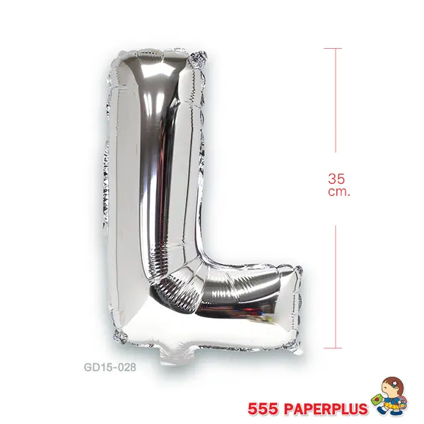 GD15-028 ลูกโป่งฟอยล์ ตัวอักษร L