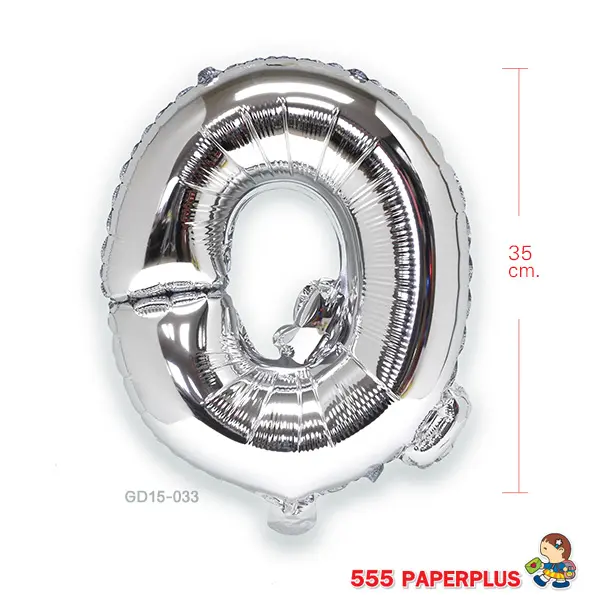 GD15-033 ลูกโป่งฟอยล์ ตัวอักษร Q
