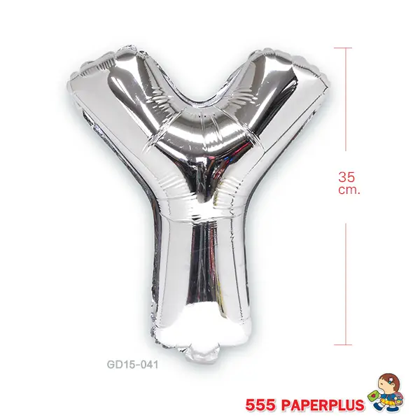 GD15-041 ลูกโป่งฟอยล์ ตัวอักษร Y