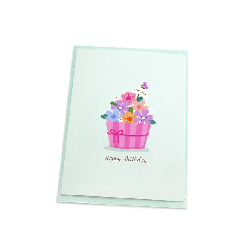 IB022-BD-0022 การ์ดวันเกิด 10.9×14.9 ซม. พร้อมซอง