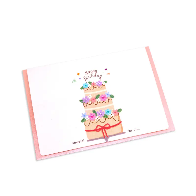 IB022-BD-0025 การ์ดวันเกิด 10.9×14.9 ซม. พร้อมซอง
