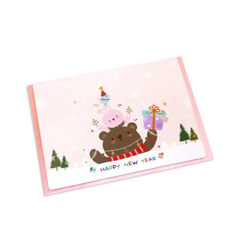 IB022-NY-0032 การ์ดปีใหม่ 10.9×14.9 ซม. พร้อมซอง