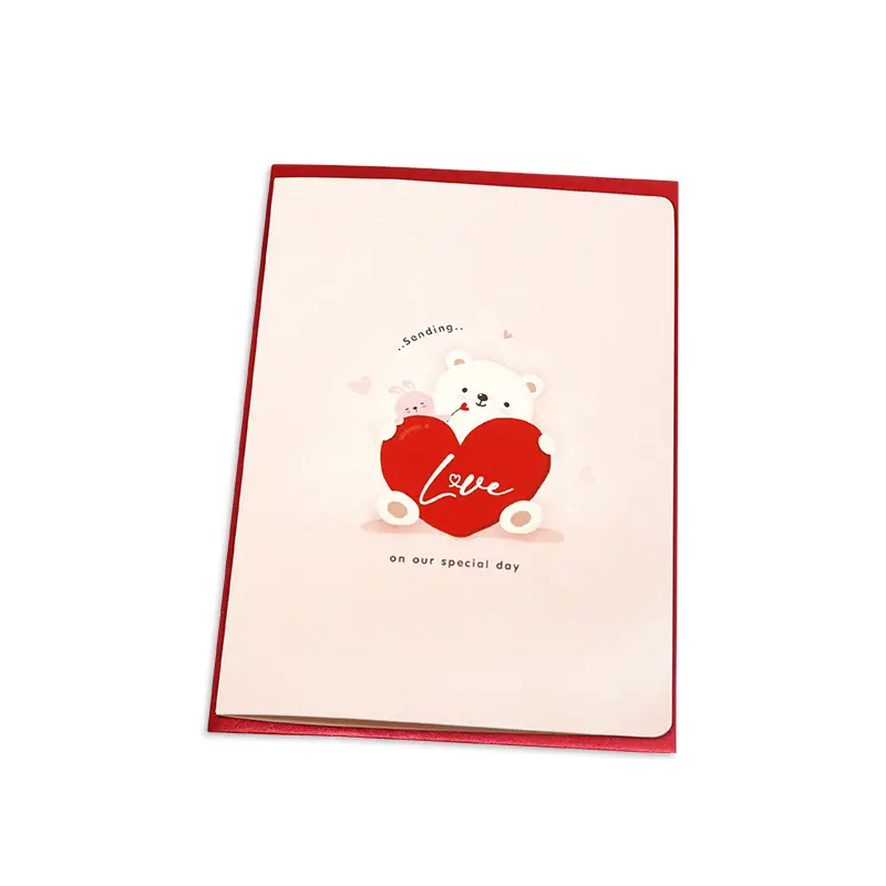 IB022-LV-0035 การ์ดวาเลนไทน์ 10.5×14.9 ซม. พร้อมซอง