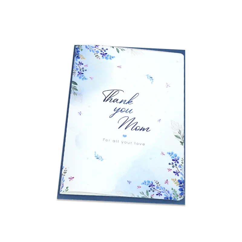 IB022-LM-0042 การ์ดวันแม่ 10.5×14.9 ซม. พร้อมซอง Thank you Mom