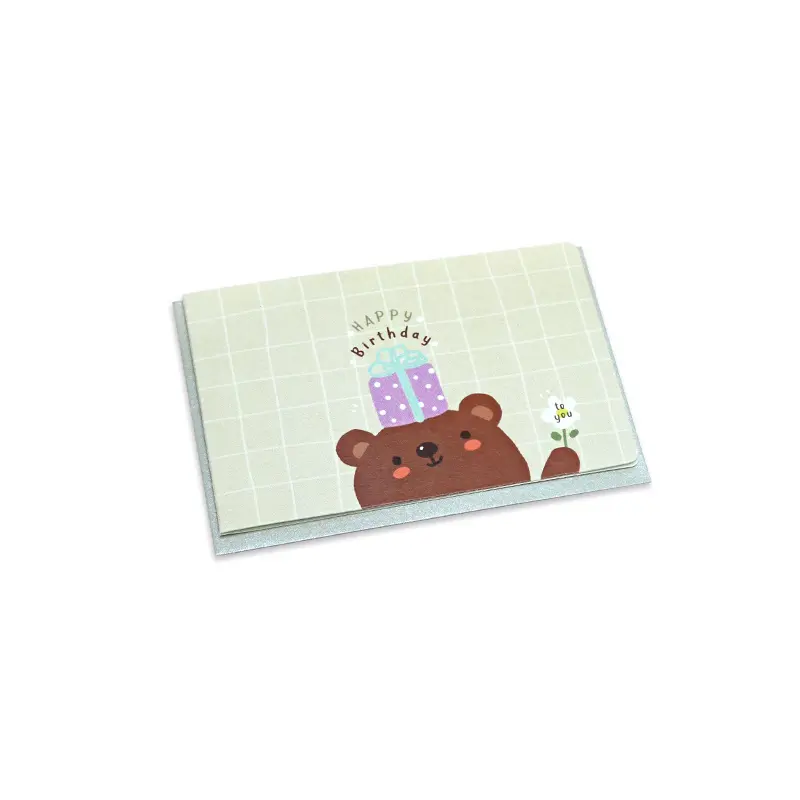 IB041-BD-0032 การ์ดวันเกิด 7×10.7 ซม. พร้อมซอง
