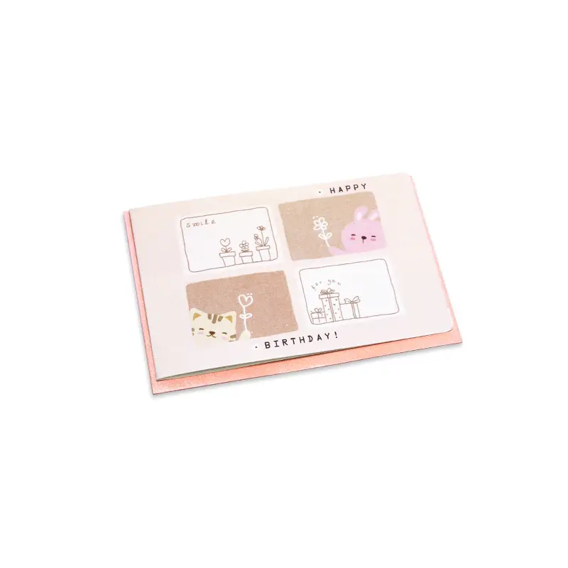 IB041-BD-0035 การ์ดวันเกิด 7×10.7 ซม. พร้อมซอง