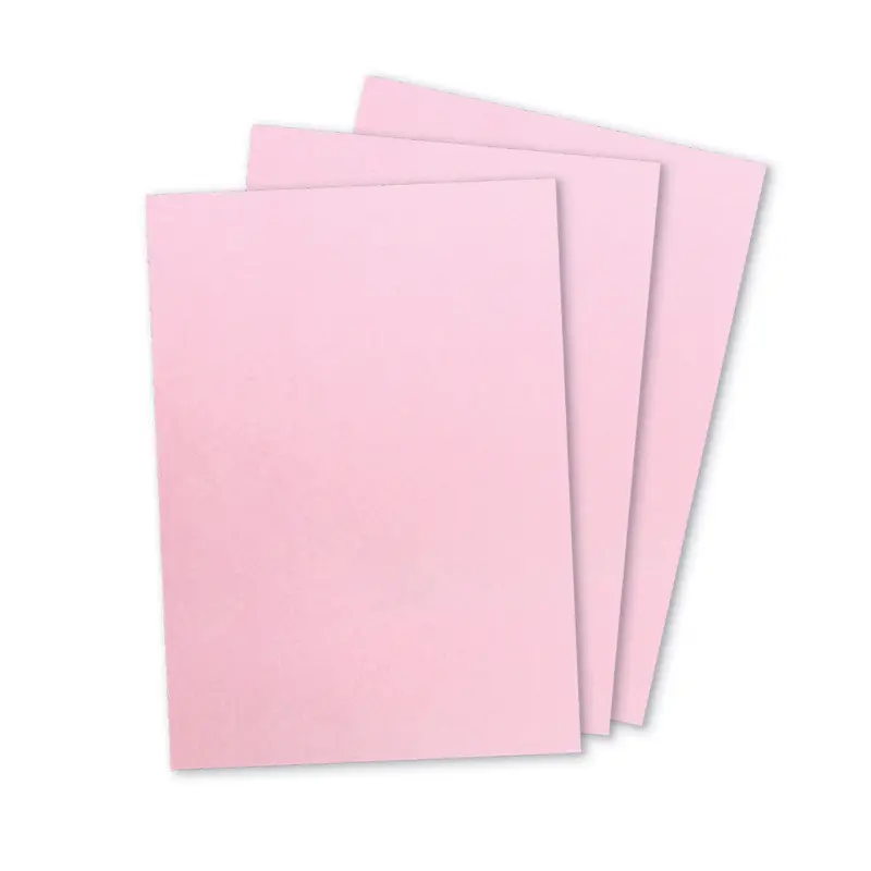 กระดาษปก A4 - การ์ดสีปก - สีชมพู - 180 แกรม (50 แผ่น) Code 53272