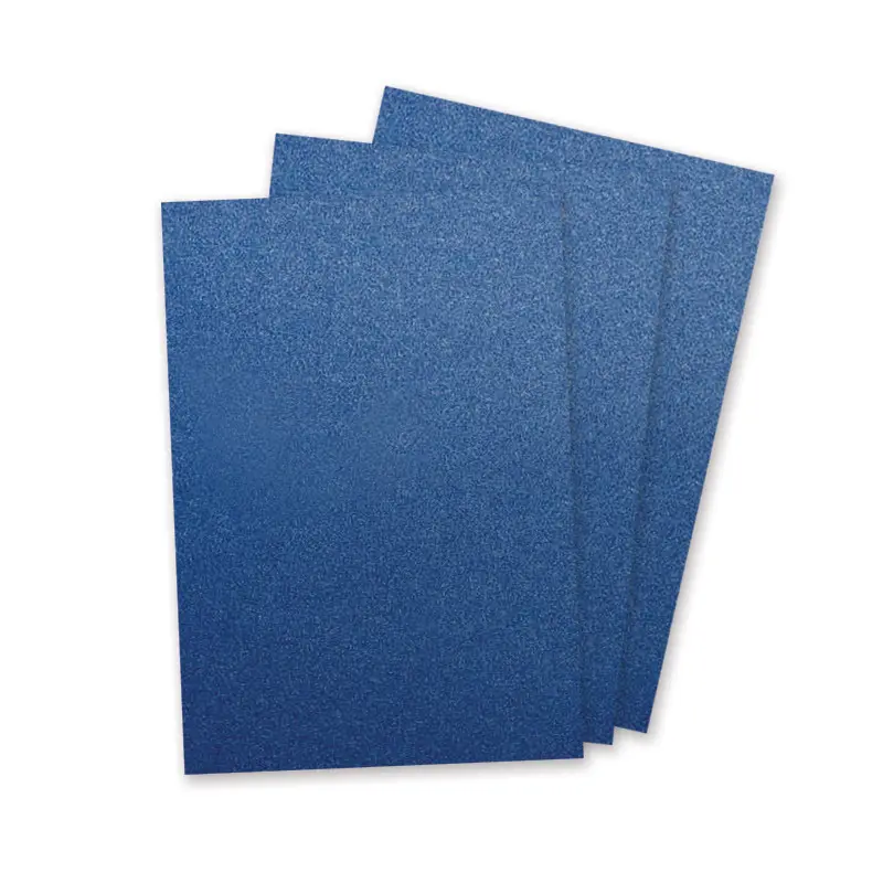 กระดาษ A4 - เมทัลลิค - สีน้ำเงิน - 100 แกรม (100 แผ่น) Code 32067