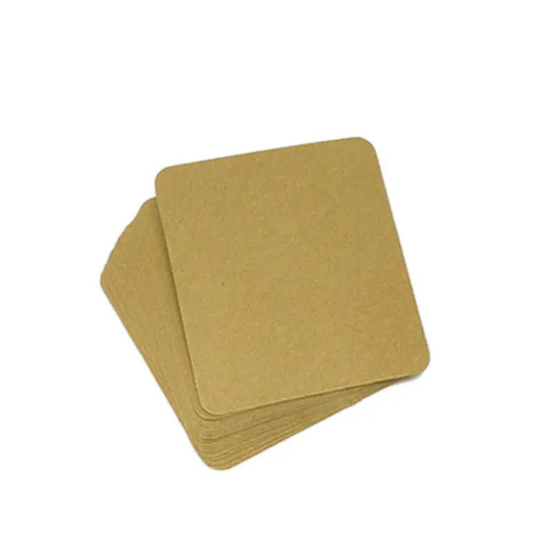 MP100-P08 กระดาษคราฟท์ รูปสี่เหลี่ยม 8.5 × 10 cm. (25 แผ่น)