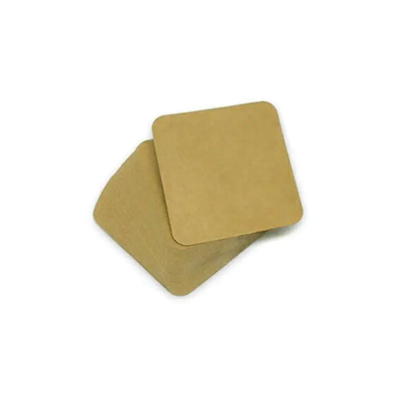 MP100-P09 กระดาษคราฟท์ รูปสี่เหลี่ยม 7 × 7 cm. (50 แผ่น)