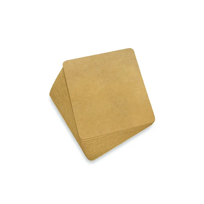 MP100-P18 กระดาษคราฟท์ รูปสี่เหลี่ยม 10.8 × 12 cm. (25 แผ่น)