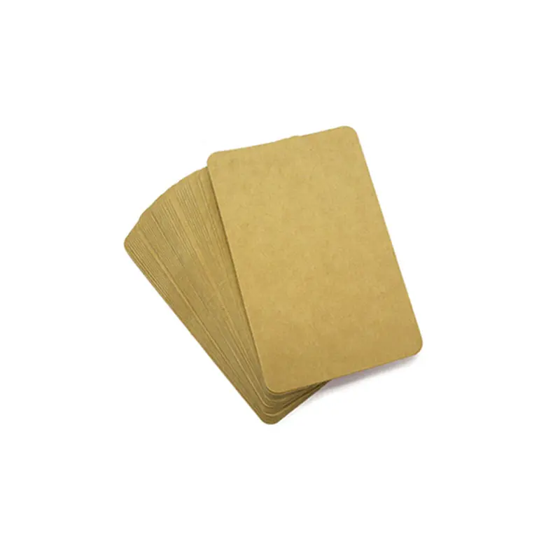 MP100-P21 กระดาษคราฟท์ รูปสี่เหลี่ยม 6×9.5 cm. (50 แผ่น)