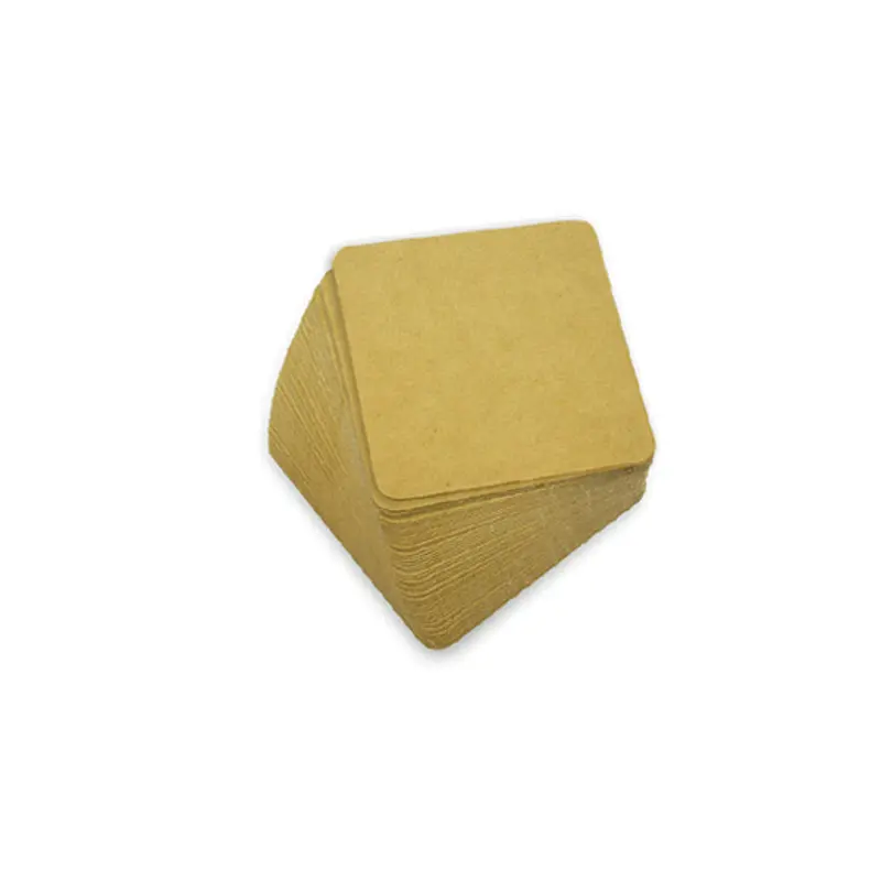 MP100-P22 กระดาษคราฟท์ รูปสี่เหลี่ยม 6 × 6 cm. (50 แผ่น)