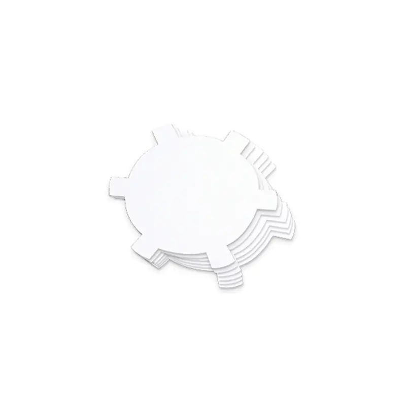 MP100-P27 กระดาษอาร์ตการ์ด รูปเฟือง 5 × 5 cm. (50 แผ่น)