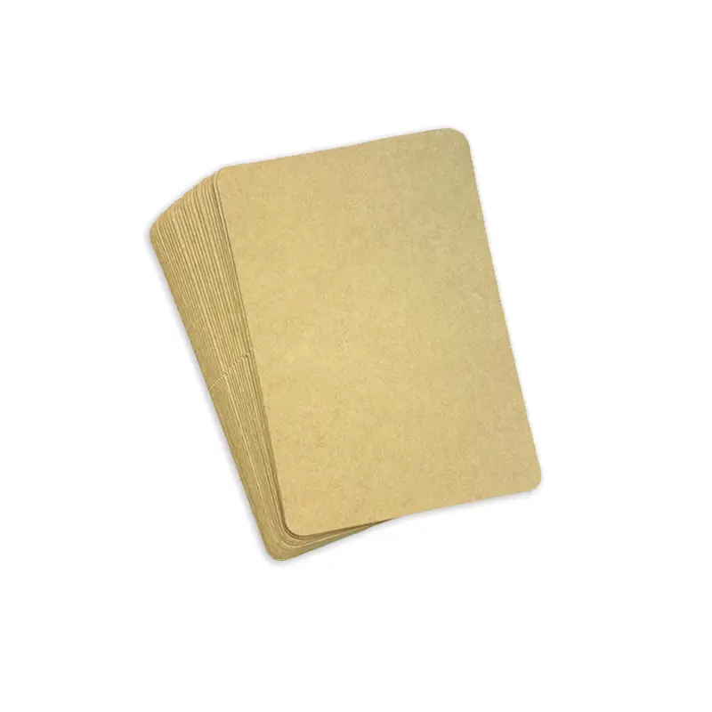 MP100-P33 กระดาษคราฟท์ รูปสี่เหลี่ยม 7.5 × 10.5 cm (50 แผ่น)