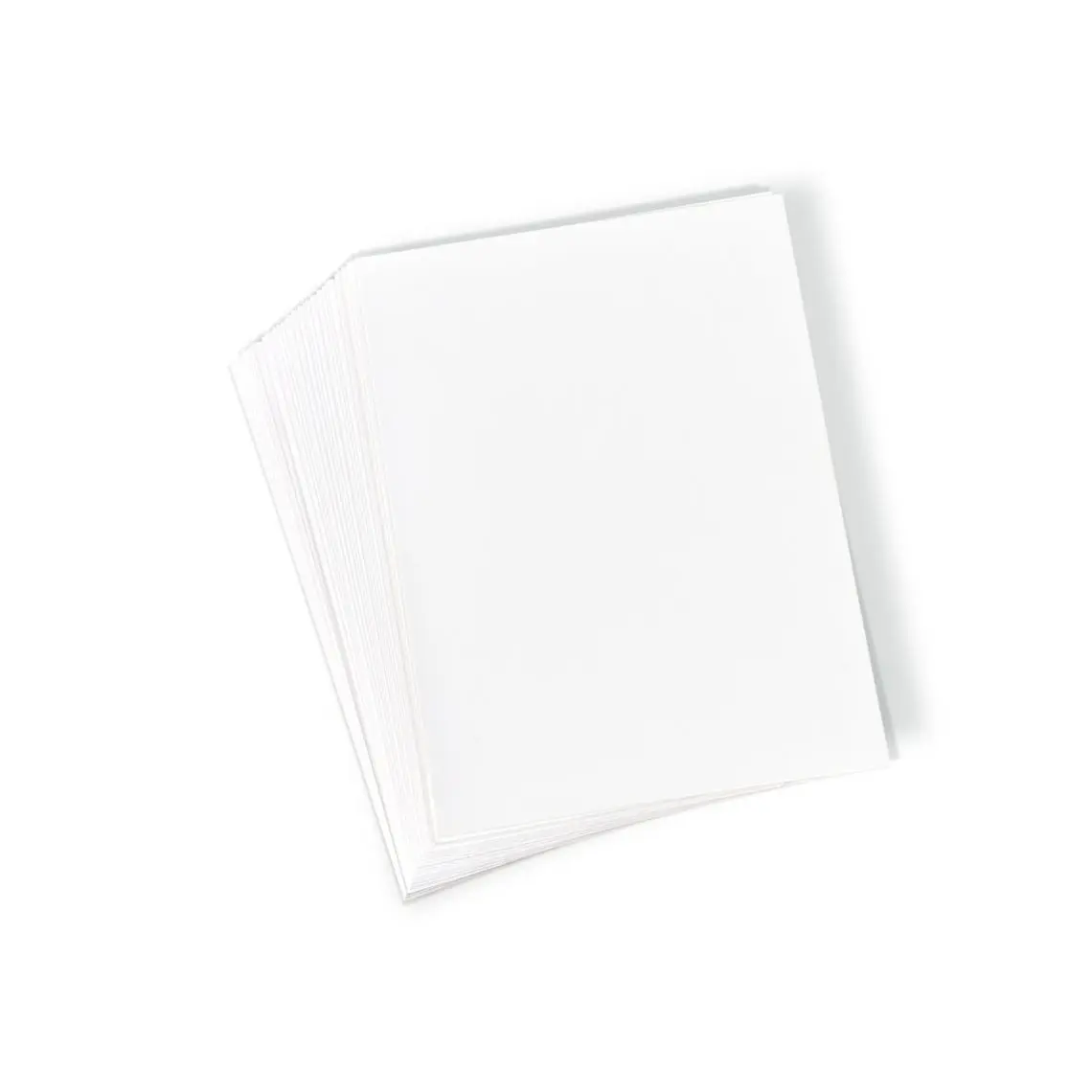 MP100-P40W กระดาษอาร์ตสีขาว สี่เหลี่ยมผืนผ้า 9 × 12 cm. หนา 300 แกรม (50 แผ่น)
