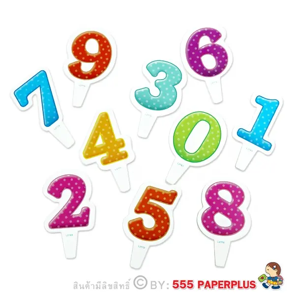 MP249-001 ป้ายเสียบตัวเลข (30 แผ่น)