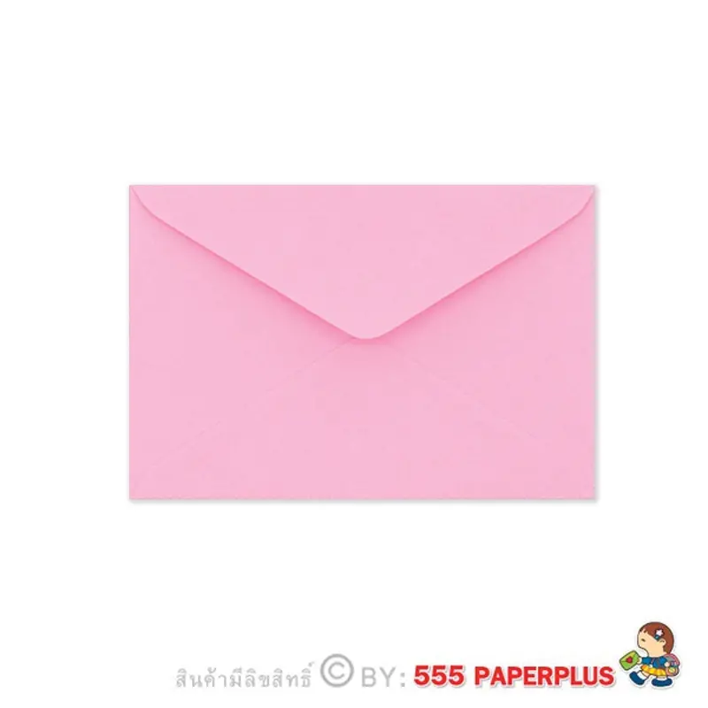 ซอง 3 1/2 ชมพูบาง (500 ซอง) Code 49534