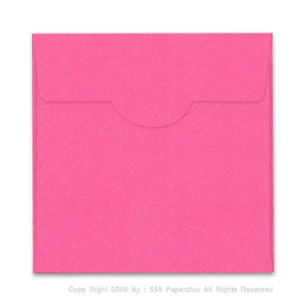ซองใส่การ์ด No.7 1/2 × 7 1/2-พิมพ์พื้น สีชมพู (50 ซอง) Code 59502