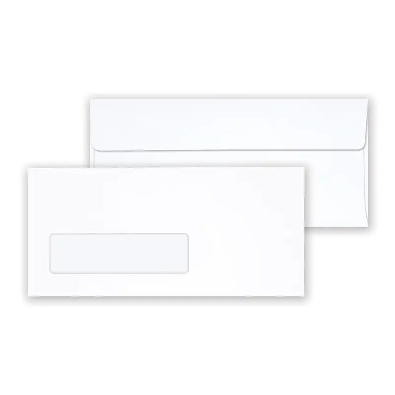 ซองขาว No.9/125 หน้าต่าง(ฝาขนาน) 32×117 mm. (500 ซอง) Code 48964
