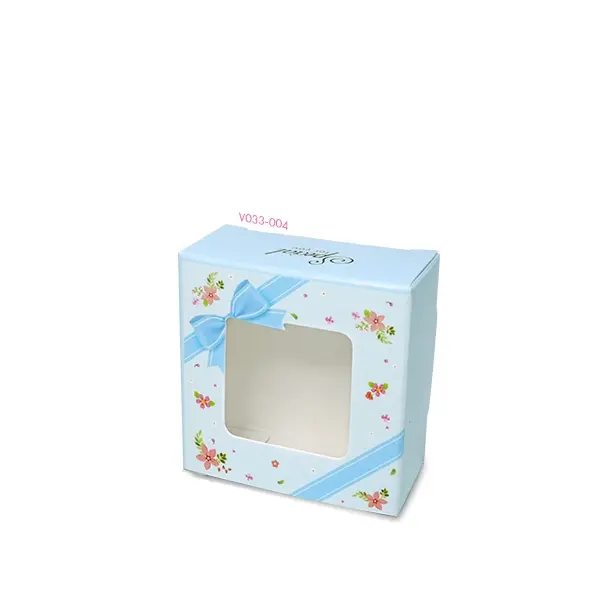 V033-004 กล่องใส่ของชำร่วย 5.5 × 5.5 × 2.5 ซม. (20กล่อง)