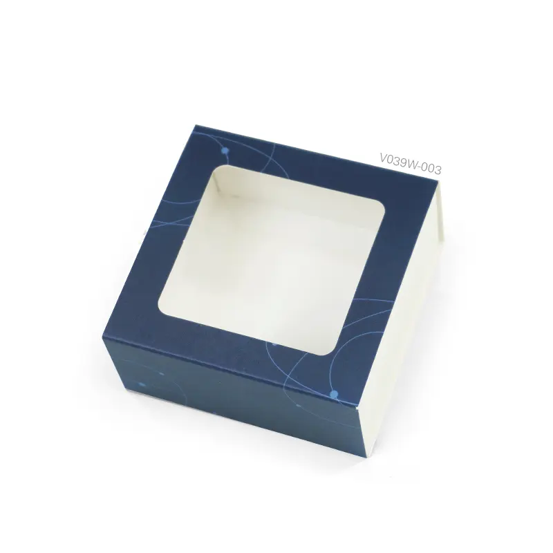 V039W-003 กล่องลิ้นชัก กล่องใส่สบู่ 7.5×7.5×3.5cm.(20กล่อง) กระดาษหนา300แกรม