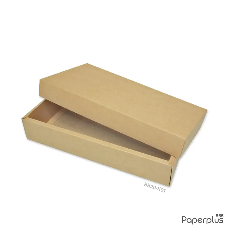 BB20-K01 กล่องฝาครอบ คราฟท์ 11.2 x 23.3 x 4.2 ซม. (1 ใบ)