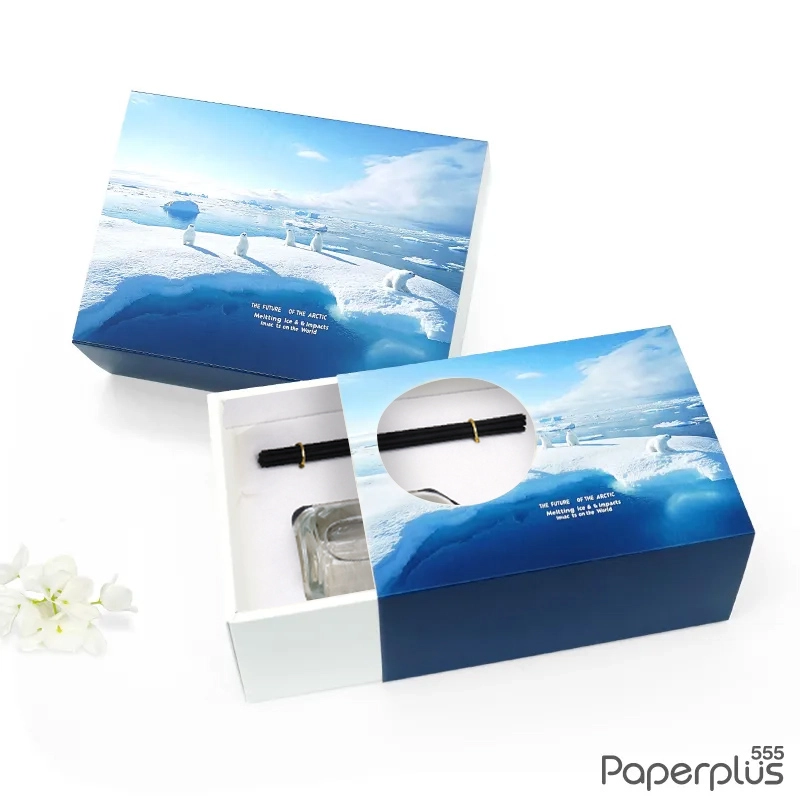 MTO-BB26-SLIDE-INSERT กล่องฝาสไลด์ 13.6 x 19.2 x 9 cm พร้อมตัวล็อกสินค้า สั่งผลิตพิมพ์ลาย Logo,Brand