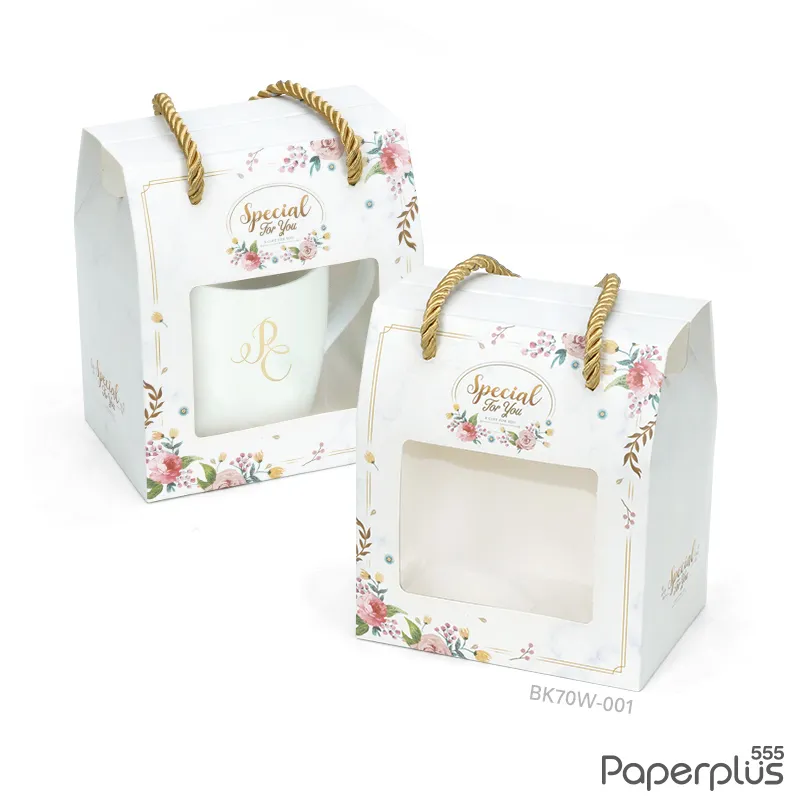 BK70W-001 กล่องหูหิ้ว 8.5 x 12 x 11.5 ซม. ขาวหินอ่อน (10กล่อง)