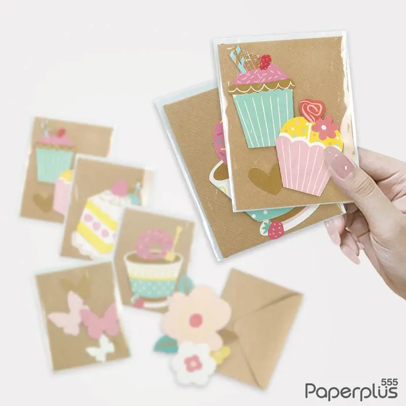 IC01-03 การ์ด1801 ไดคัท 8.5×12cm. (สุ่มคละลาย10ถุง/แพ็ค)