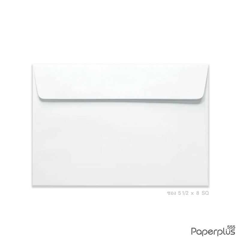 ซองใส่การ์ด No.5 1/2×8-SQ สีขาว มีกลิ่นหอม (50 ซอง) Code 72655