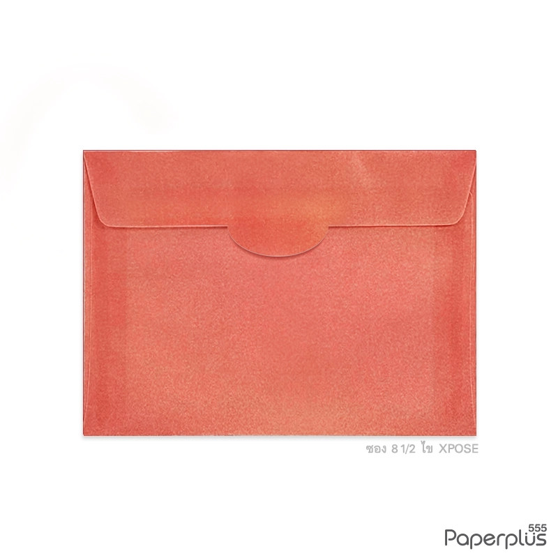 ซองใส่การ์ด No.8 1/2-ไข XPOSE สีแดงมุก (50 ซอง) Code 66500
