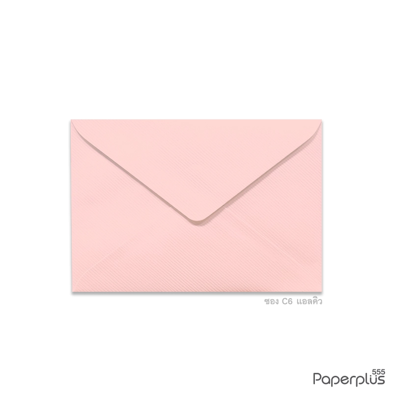 ซองใส่การ์ด No.C6-แอลคิว สีชมพู มีกลิ่นหอม (50 ซอง) Code 44256
