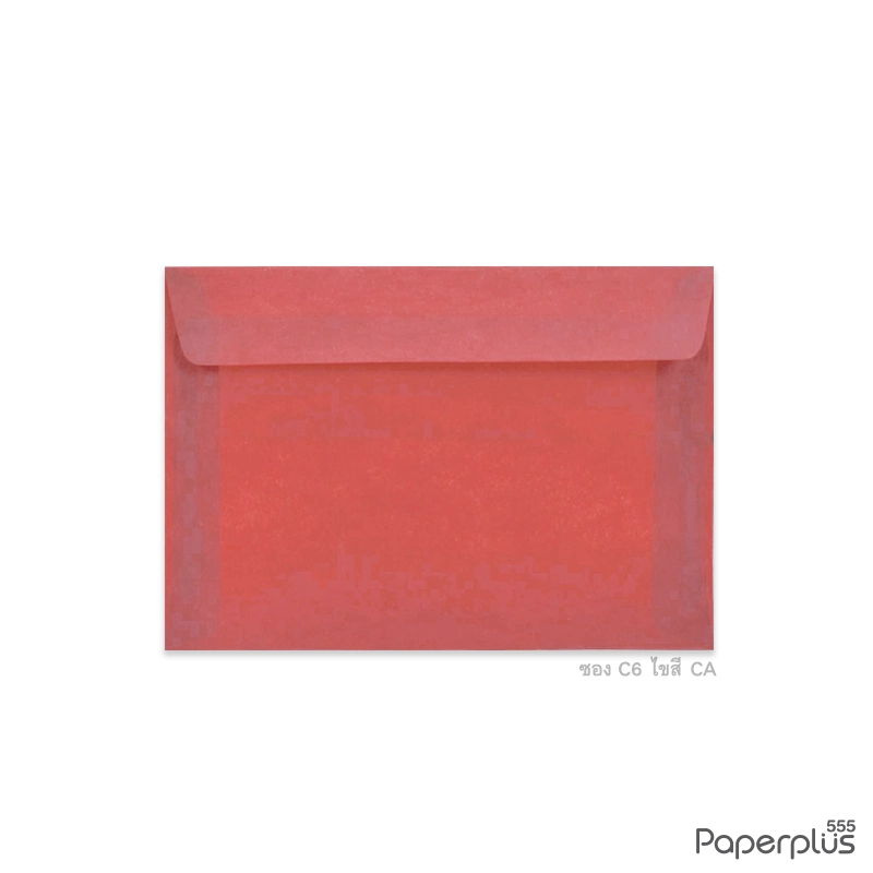 ซองใส่การ์ด No.C6-ไขสี CA สีแดง (50 ซอง) Code 66951