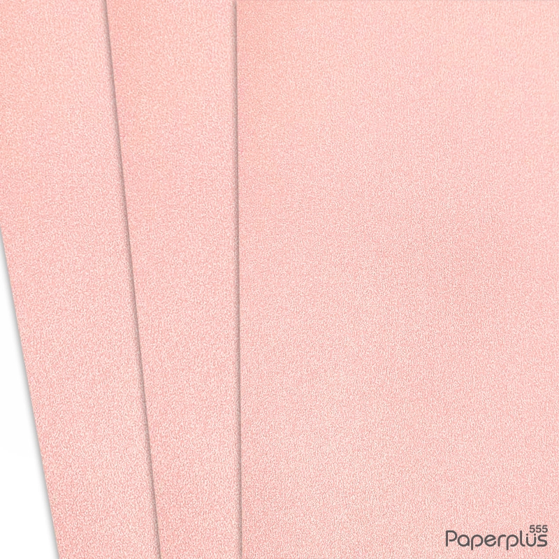 กระดาษดิจิตอล เมทัลลิค สีชมพู 350 แกรม A3 A3+ สำหรับ Digital/Laser
