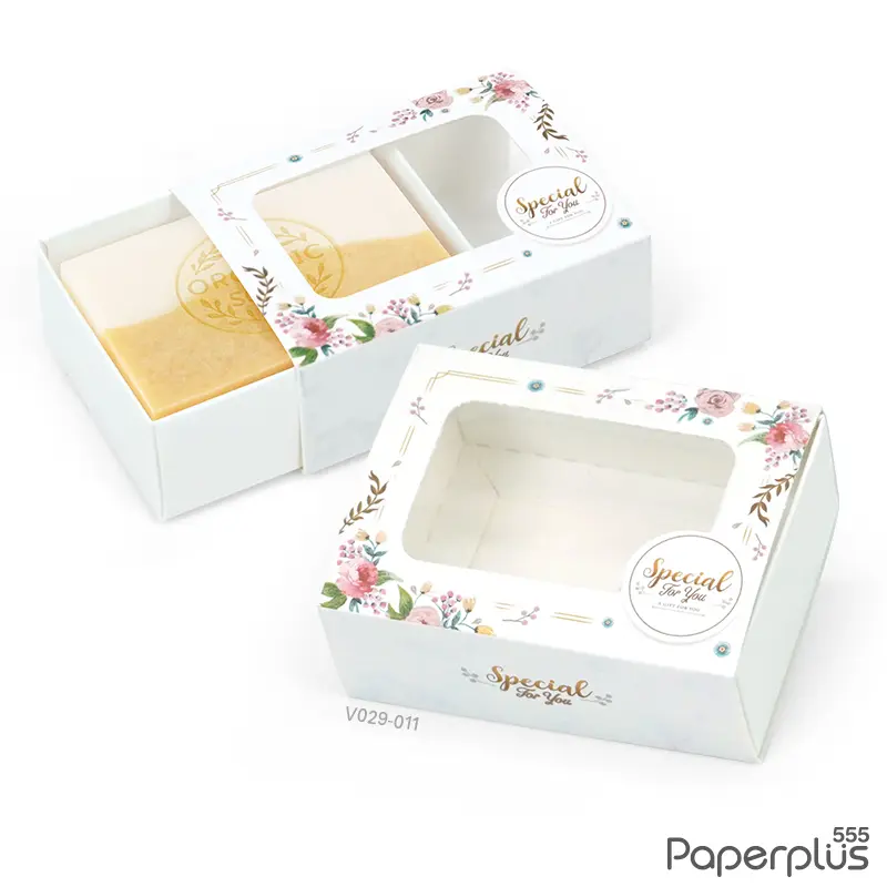 V029-011 กล่องฝาสไลด์ 5.5×7.5×2.6 ซม. ลายหินอ่อน หนา300แกรม(20กล่อง)